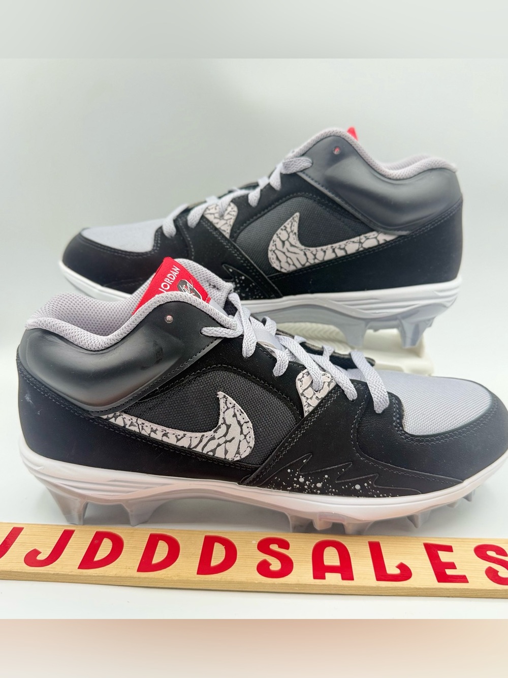 Nike Air Jordan Stadium 90 Low TD Football Cleats HQ0210-060 Black Men’s Sizes